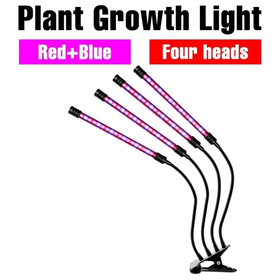 Grow Light Full Spectrum Clip Lamp with Timer & Dimmable