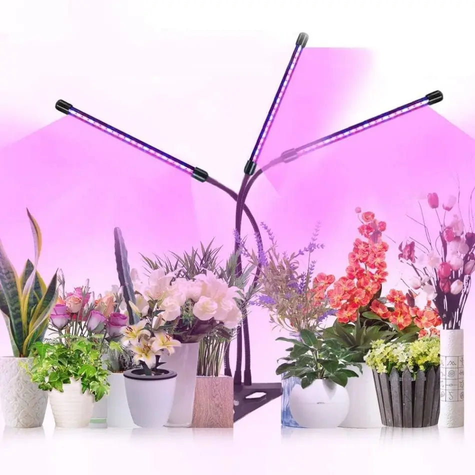 Grow Light Full Spectrum Clip Lamp with Timer & Dimmable