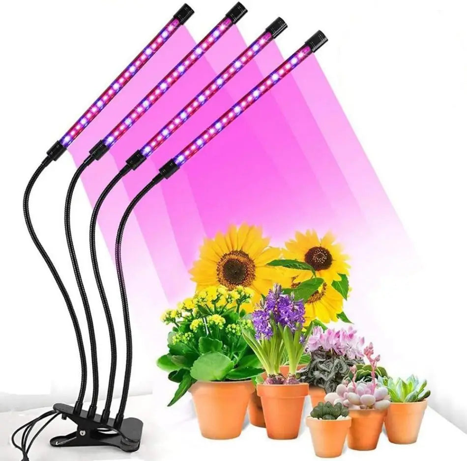 Grow Light Full Spectrum Clip Lamp with Timer & Dimmable