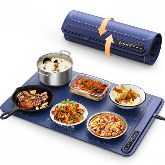 Fast Heating Silicone Pad - Roll Up Hot Plate, Table Safe